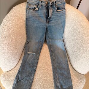 Rag & Bone Wren High-Rise Sun Straight Jeans